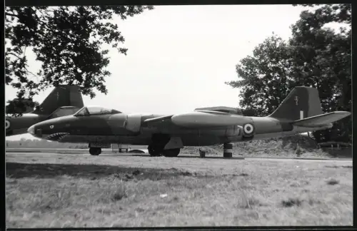 Fotografie Flugzeug English Electric Canberra, RAF Jagdbomber Kennung XH206 in Gütersloh