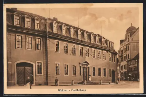 AK Weimar / Thür., Das Goethehaus