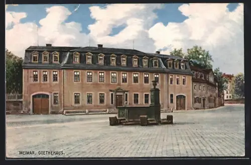 AK Weimar / Thür., Goethehaus