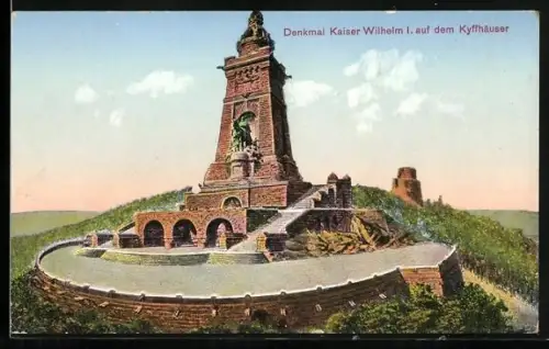 AK Kyffhäuser, Denkmal Kaiser Wilhelm I.