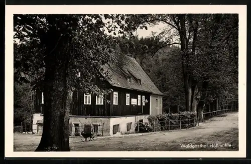 AK Chursdorf / Burgstädt, Waldgasthof Höllmühle, Inh. Paul Henschel