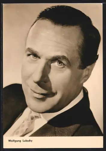AK Schauspieler Wolfgang Lukschy