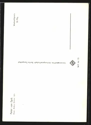 AK Schauspieler Peter van Eyck im Anzug