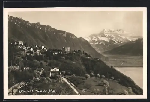 AK Glion /VD, Panorama et la Dent du Midi