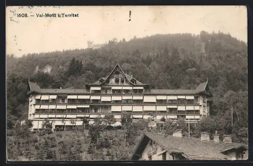 AK Territet, Val-Mont-sur-Territet, Blick auf das Hotel