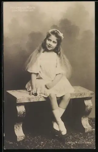 AK Prinzessin Marie von Rumänien im Kindesalter