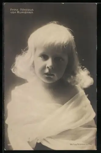 AK Prinz Nikolaus von Rumänien, Kinderportrait