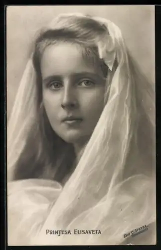 AK Portrait Printesa Elisaveta, Prinzessin von Rumänien