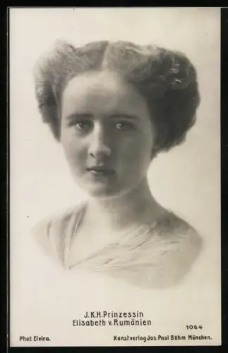 AK Prinzessin Elisabeth von Rumänien
