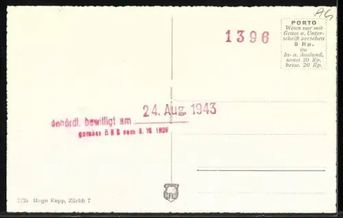 AK Niederwil /Aarg., Strassenpartie mit Bäumen