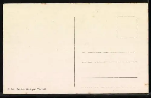 AK Tägerig, Teilansicht mit Kirche