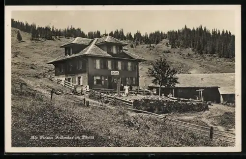AK Pilatus, Ansicht der Alp-Pension Fräkmünd