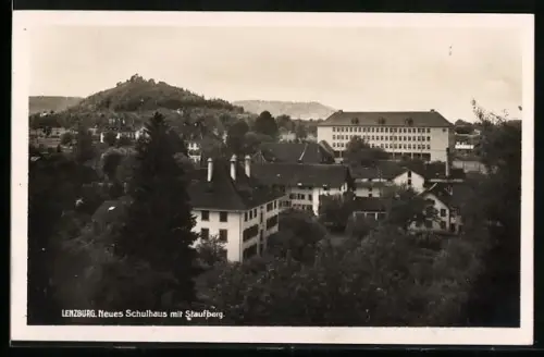 AK Lenzburg, Neues Schulhaus mit Staufberg