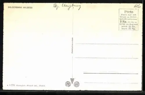AK Wildegg, Ortsansicht mit Fabrikanlagen