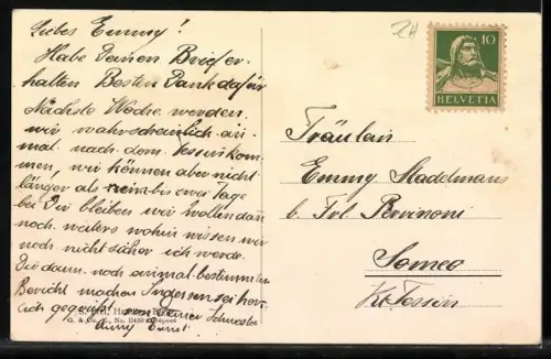 AK Elgg, Totalansicht mit Kirche