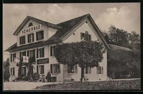 AK Zofingen, Kurhaus Römerbad Bes. J. Marbach