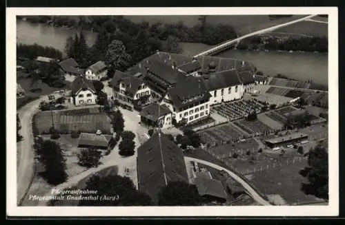 AK Niederwil, Pflegeanstalt Gnadenthal, Fliegeraufnahme