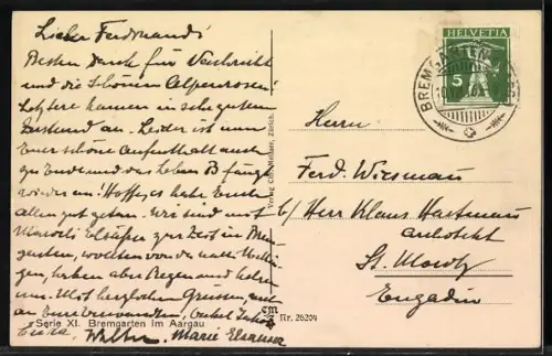 AK Bremgarten /AG, Strassenpartie