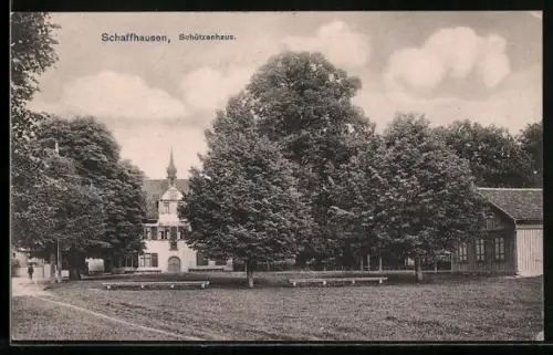 AK Schaffhausen, Blick zum Schützenhaus