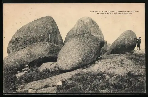AK Boussac /Creuse, Pierres Jaumatres, Pierre dite de Jeanne-de-Toulx