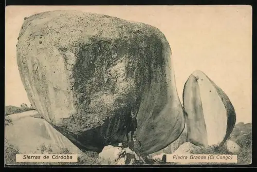 AK Córdoba, Sierras de Córdoba, Piedra Grande, El Congo, Gesteinsformation