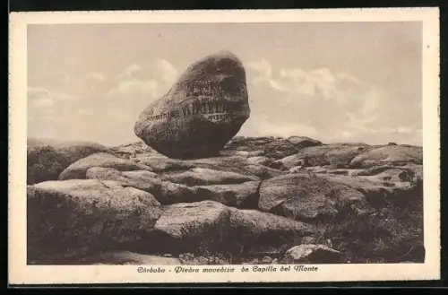 AK Córdoba, Piedra movediza de Capilla del Monte