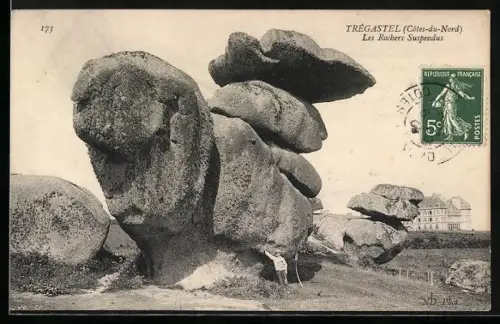 AK Tregastel, Les Rochers Suspendus, Gesteinsformation