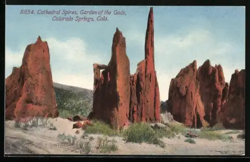 AK Cathedral Spires in the Garden of the Gods