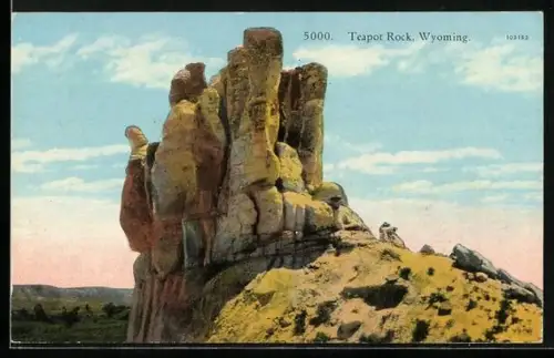 AK Teapot Rock in Wyoming