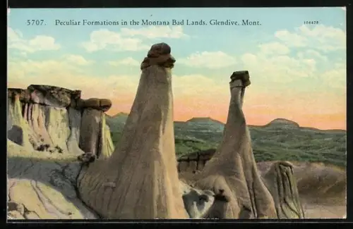 AK Peculiar Formations in the Montana Bad Lands