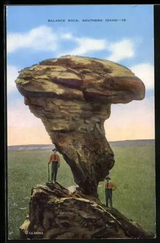 AK Balance Rock in Southern Idaho