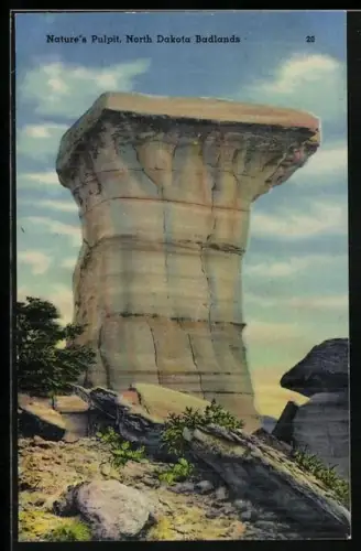 AK Nature`s Pulpit, North Dakota Badlands