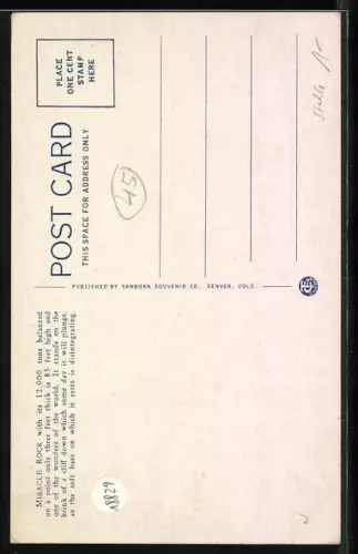 AK Miracle Rock, The largest Balanced Rock in the World