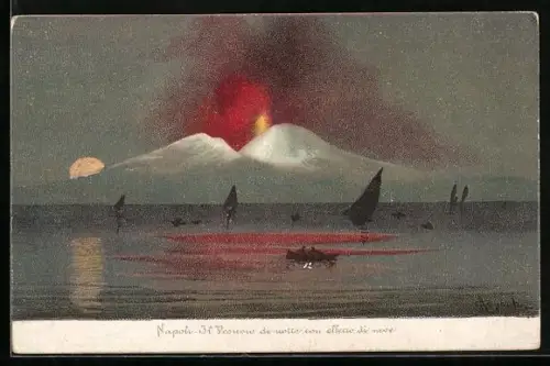 AK Napoli, Il Vesuvio in Eruzione, Vulkan