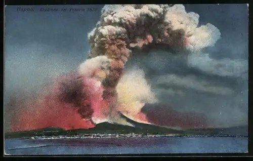 AK Npoli, Eruzione del Vesuvio 1872