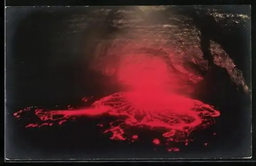 AK Kilauea /Hawaii, Lavafluss am Vulkan Kilauea