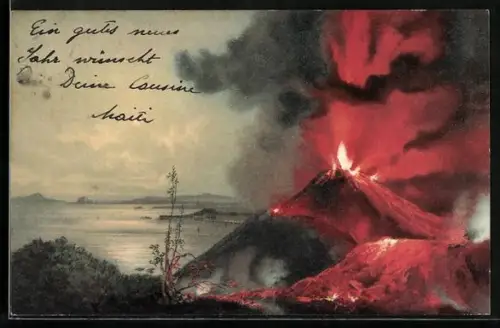 AK Napoli, Eruzione del Vesuvio, Vulkan