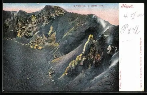AK Napoli, il Vesuvio, l`ultima lava