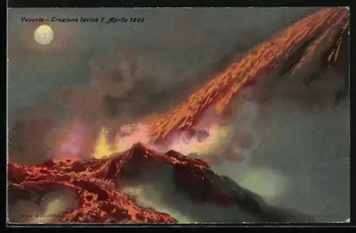 AK Vesuvio, Eruzione lavica 7 Aprile 1906, Vulkan