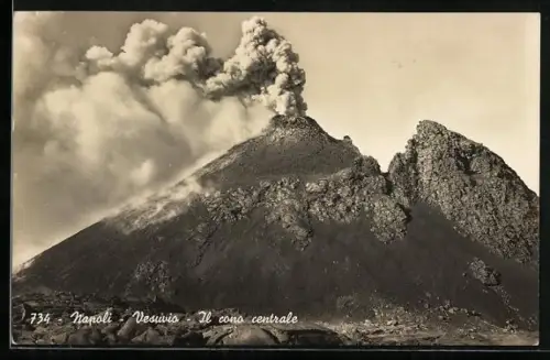 AK Napoli, Vesuvio, Il cono centrale