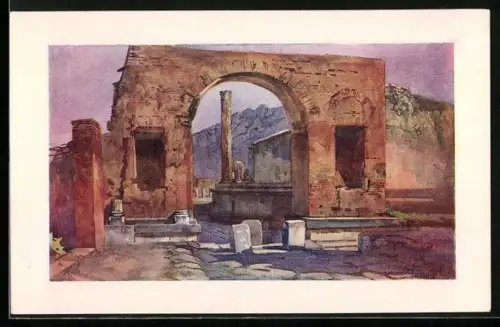 Künstler-AK Pompei, Arco di Nerone