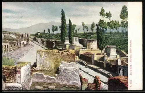 AK Pompei, Strada delle tombe