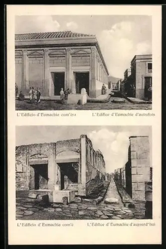 AK Pompei, L`Edificio d`Eumachia com`èra, L`Edificio d`Eumachia com`è