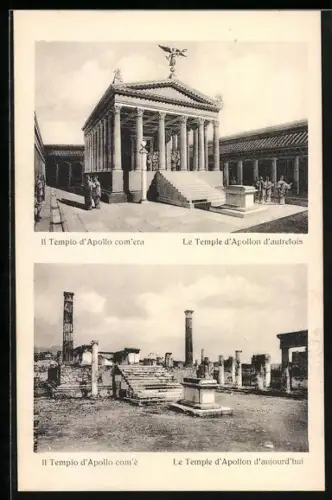 AK Pompei, Il Tempio d`Apollo com`èra, Il Tempio d`Apollo com`è