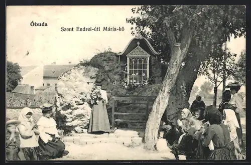 AK Budapest, Óbuda, Szent Endrei-uti Maria-kö