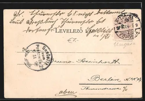 AK Budapest, Városliget, Szekesfövarosi pavillon