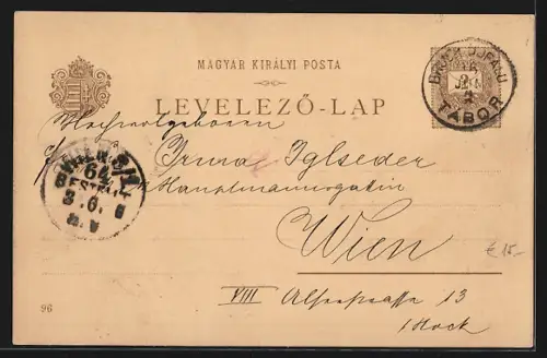 Lithographie Budapest, Place Francois-Joseph avec l`Academie, Akademia