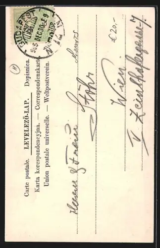 AK Budapest, Kossuth Lajosgasse, Calvinplatz