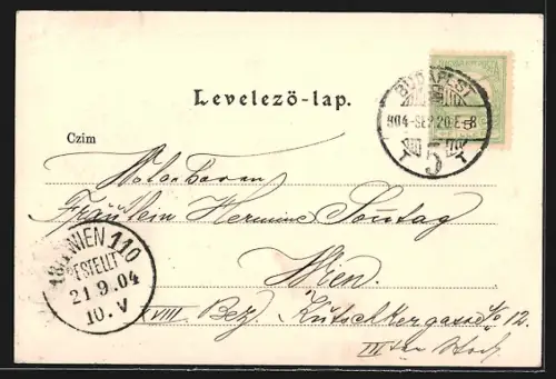 AK Budapest, Theresienring und Podmanitzkygasse