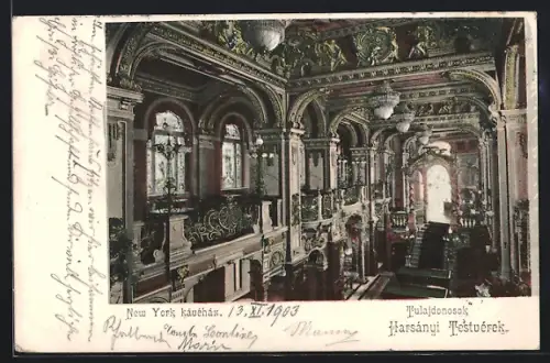 AK Budapest, New York kávéház, Tulajdonosok Harsányi testvérek